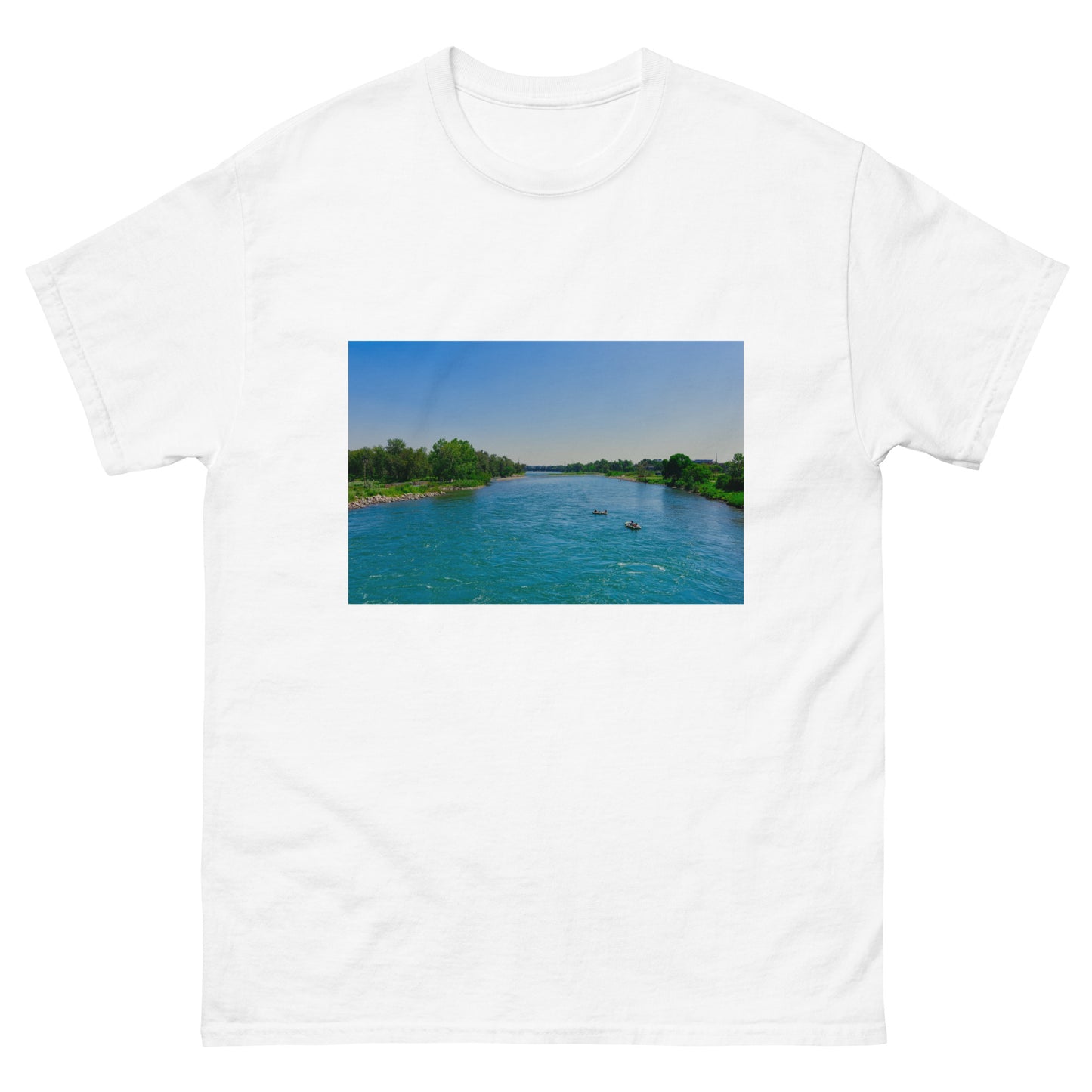 Men's Classic Tee - Bow River George C. King Bridge