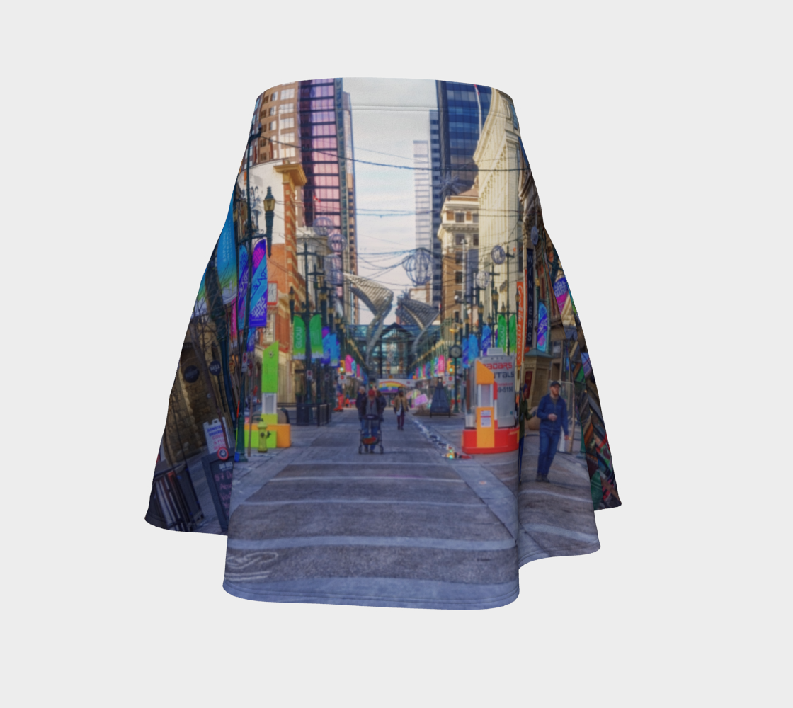 Women's Flare Skirt - Downtown Calgary Stephen Avenue