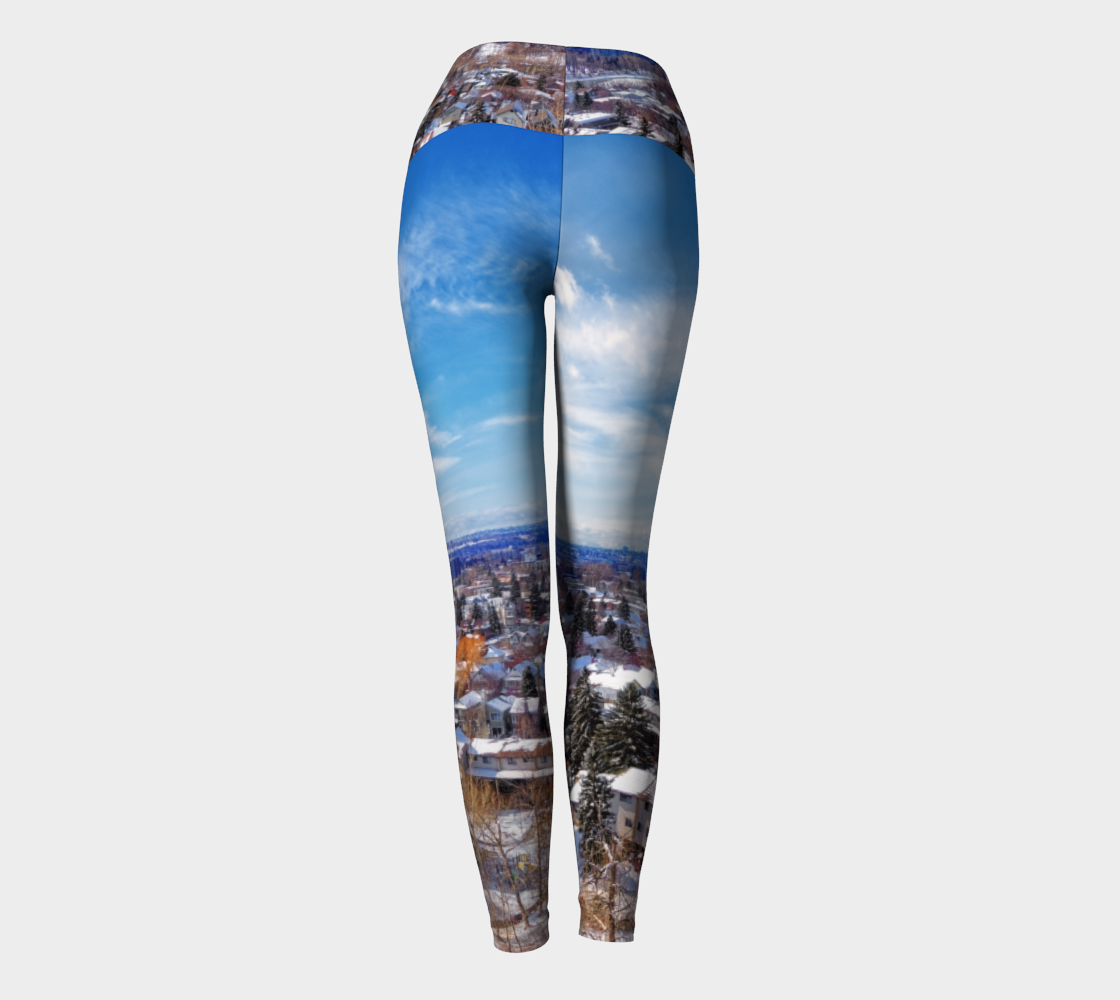 Women's Yoga Leggings - McHugh Bluff Winter