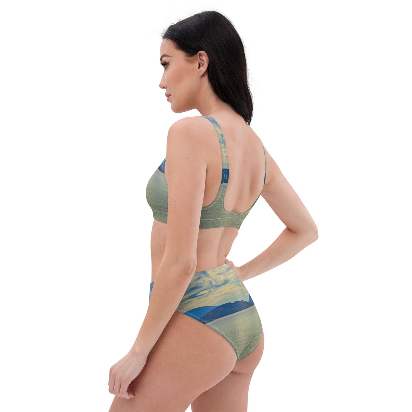 Recycled High-Waisted Bikini - Penticton Skaha Lake