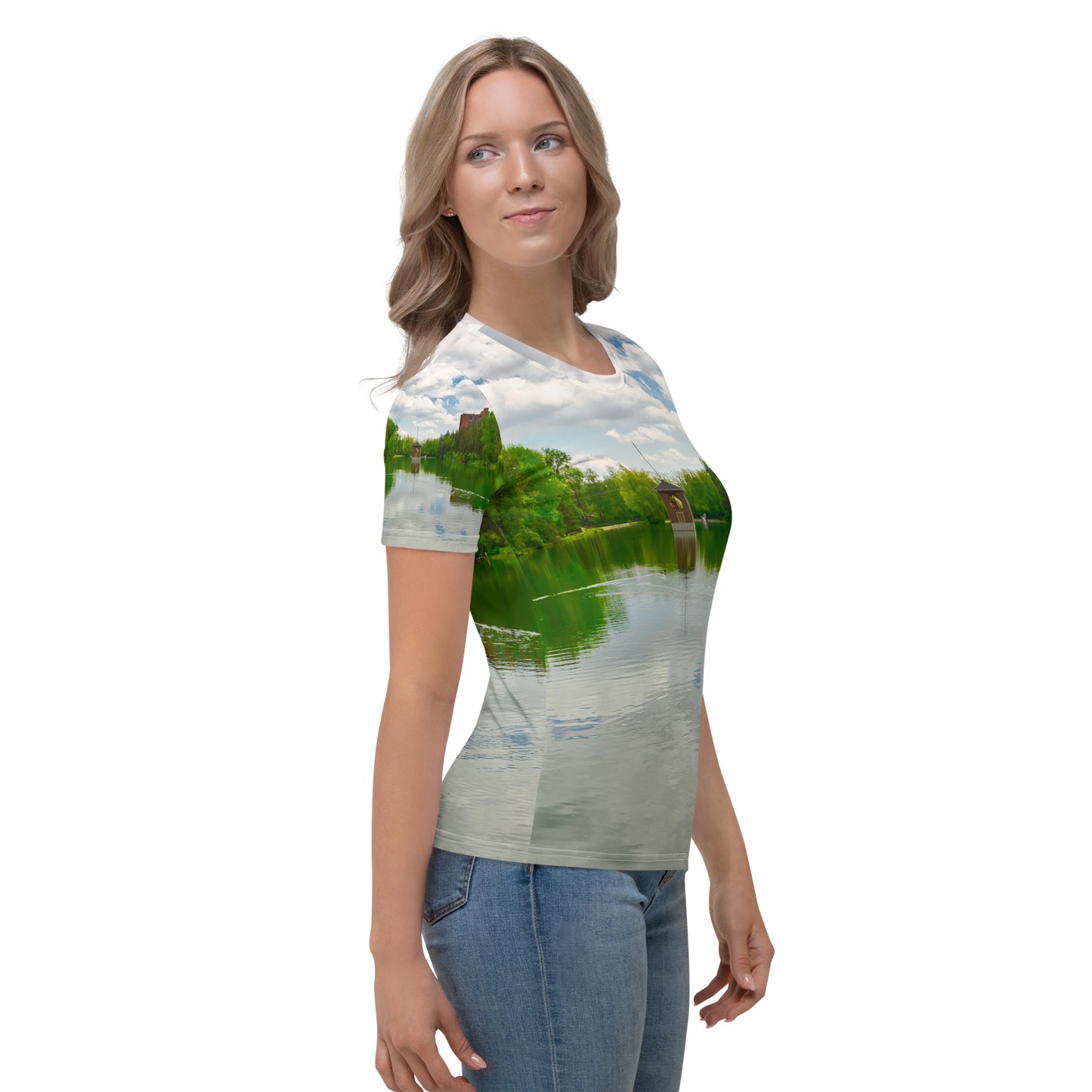 Women's All-Over T-shirt - Bowness Park Lagoon