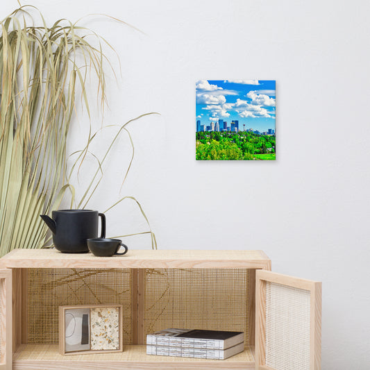 Canvas Print - Downtown Calgary River Park