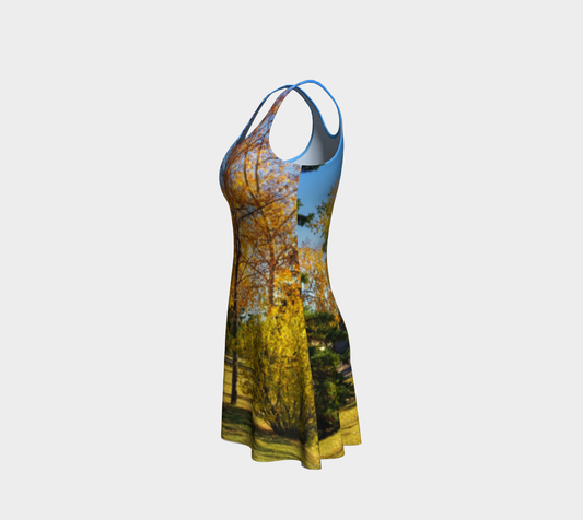 Flare Dress - Calgary in the Fall