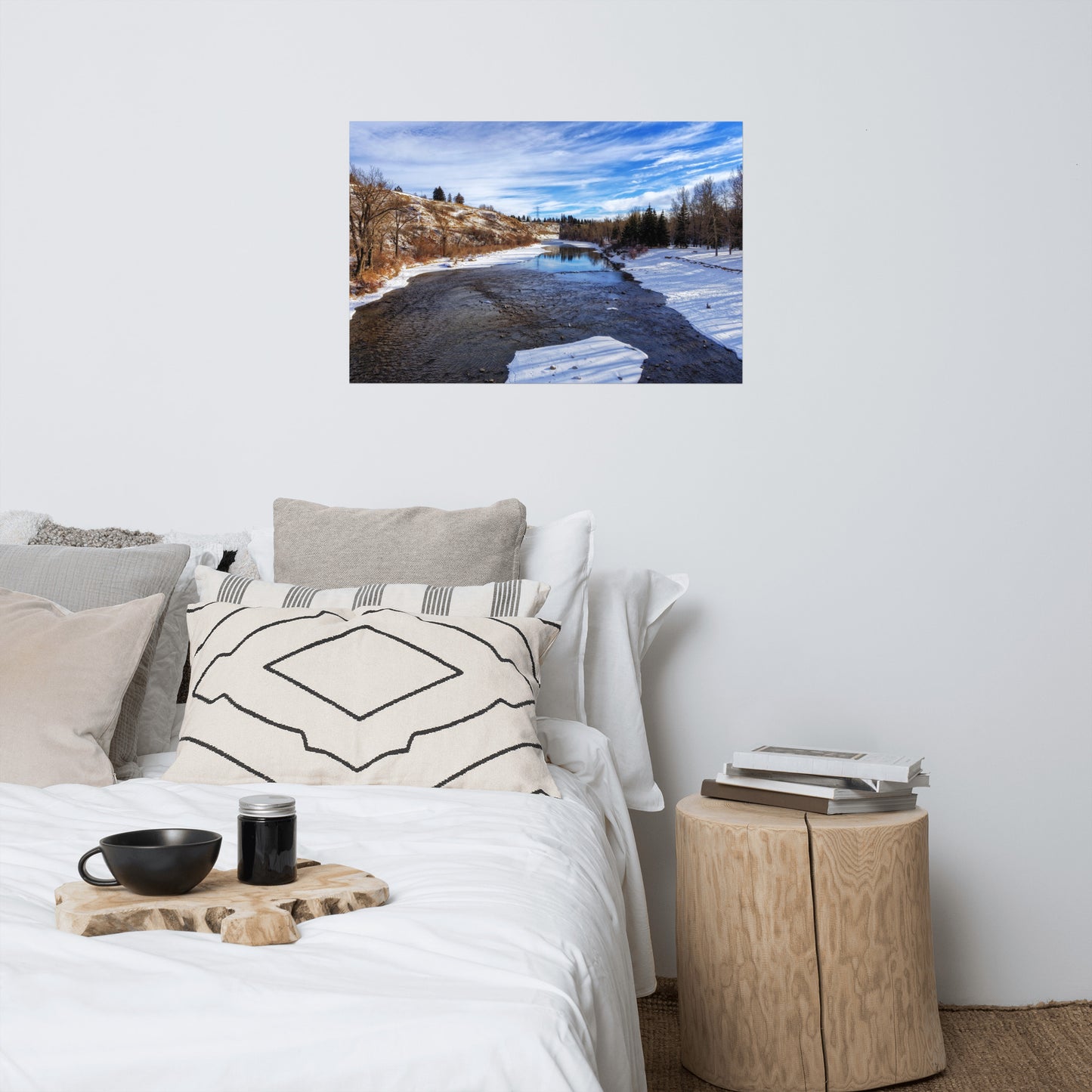 Matte Poster Print - Elbow River Sandy Beach Park