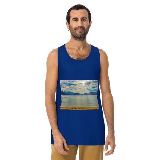 Men’s Premium Tank Top - Penticton Skaha Lake