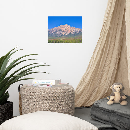Lustre Poster Print - Pyramid Mountain