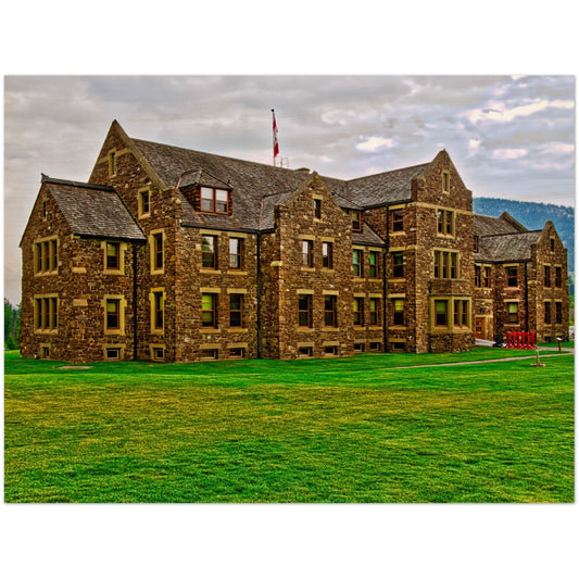 Wood Print - Banff National Park Adminstration Building