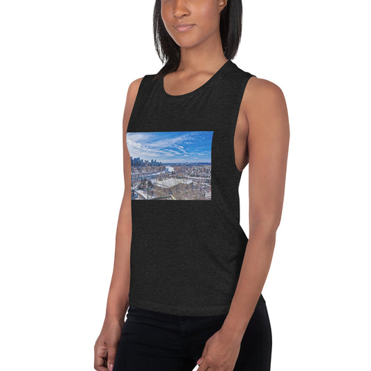 Ladies’ Muscle Tank - McHugh Bluff Winter HDR