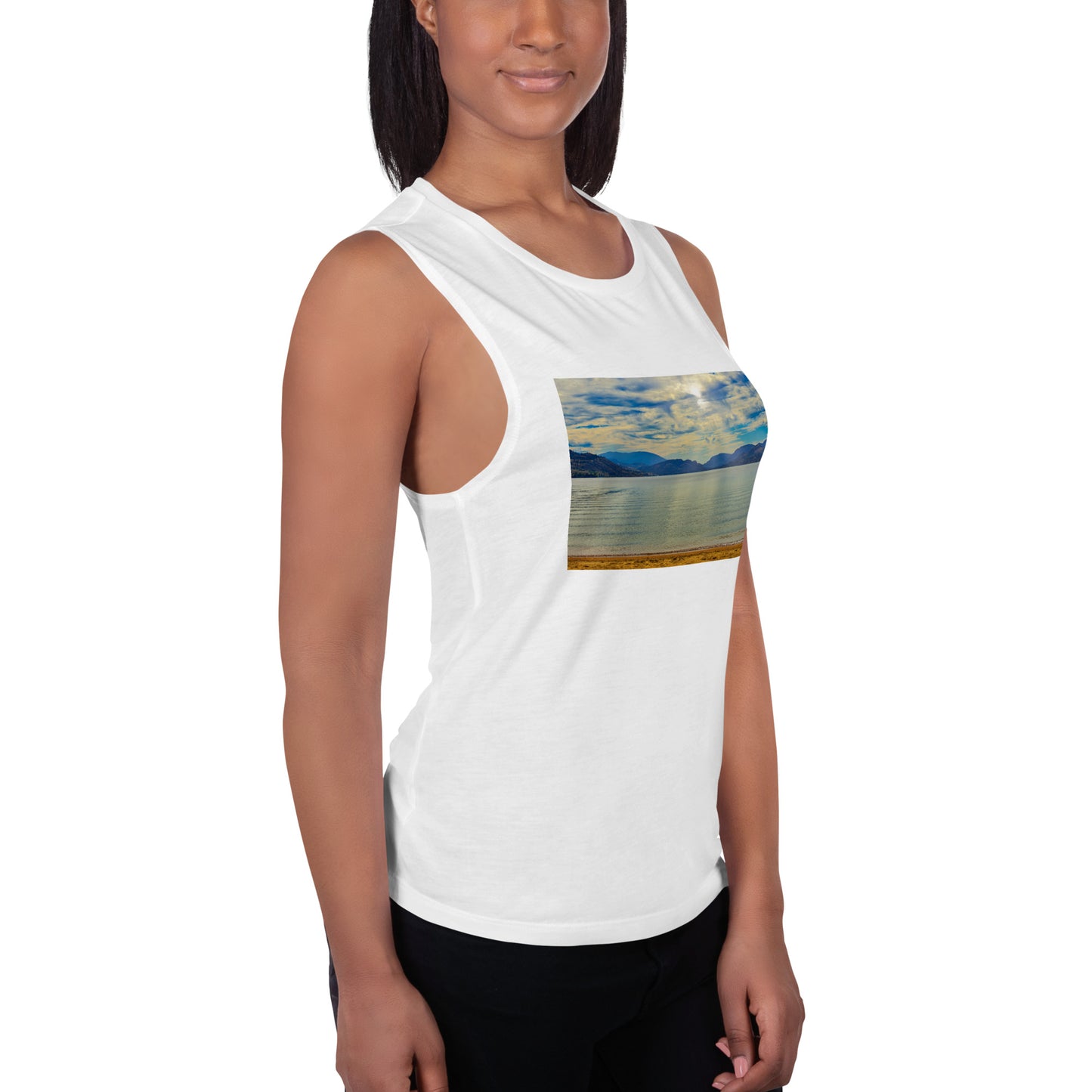 Ladies’ Muscle Tank - Penticton Skaha Lake