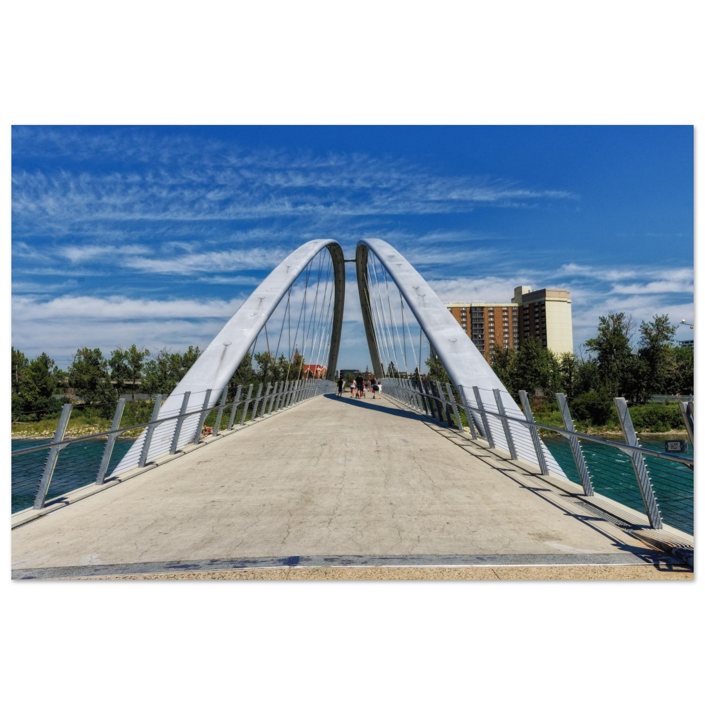 Premium Semi-Glossy Poster Print - George C. King  Bridge