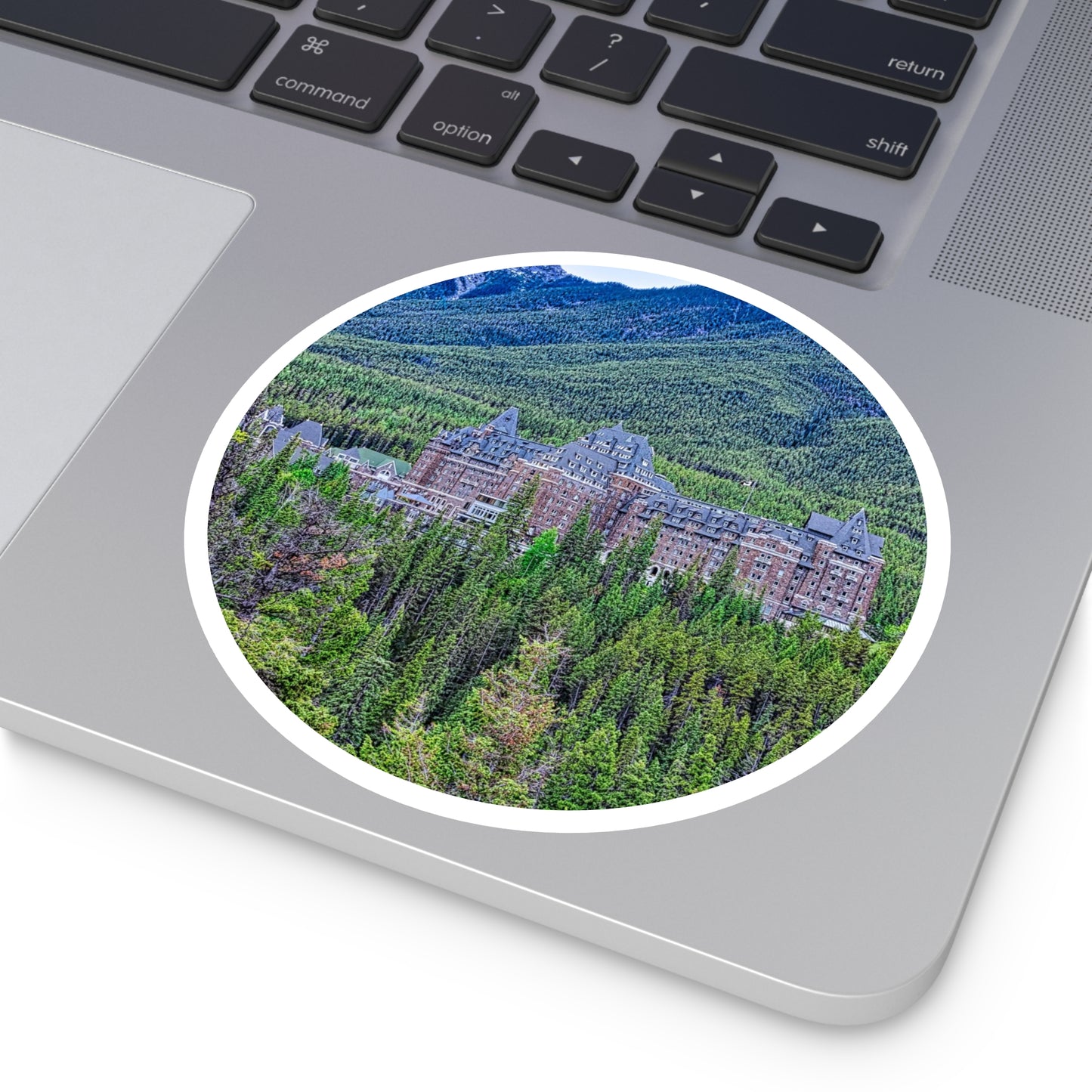 Round Stickers - Banff Springs Hotel Surprise Corner