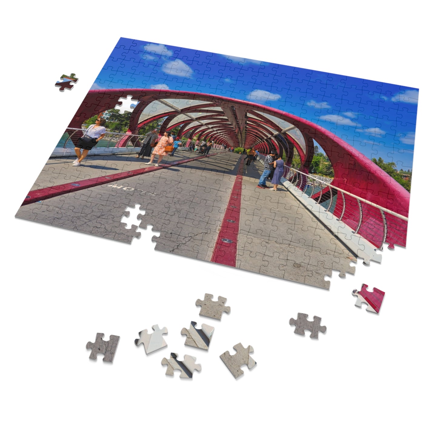 Jigsaw Puzzle - Calgary Peace Bridge