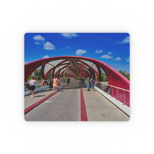 Rectangular Mousepad - Calgary Peace Bridge