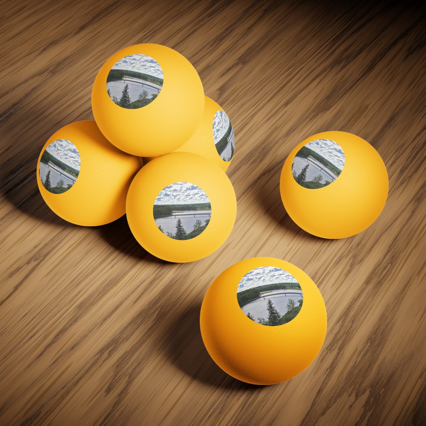 Ping Pong Balls, 6 pcs - Bow River Fish Creek Park Mallard Point