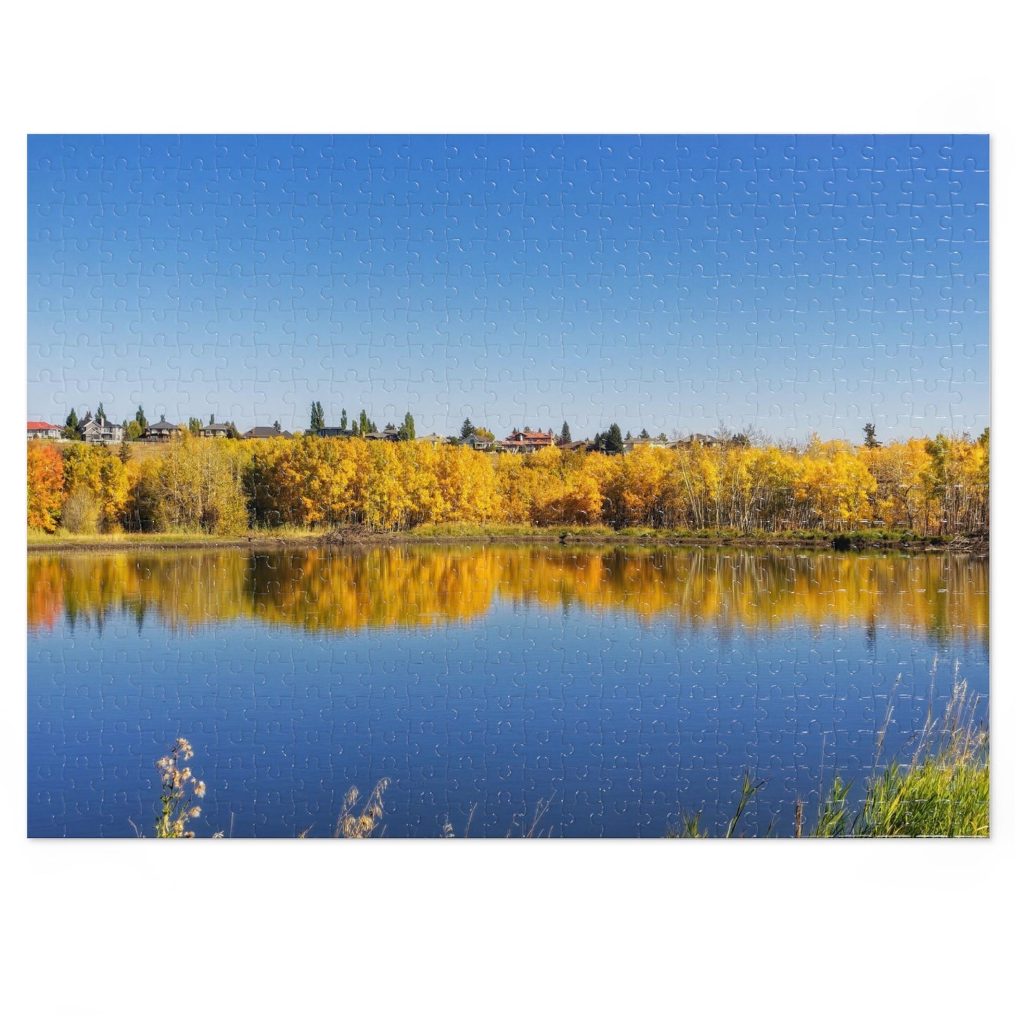 Jigsaw Puzzle (30, 110, 252, 500,1000-Piece) - Fish Creek Park Votier's Flats Pond Fall