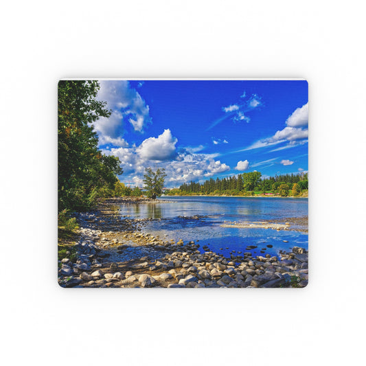 Rectangular Mouse Pad - Bowness Park Bow River Fall HDR