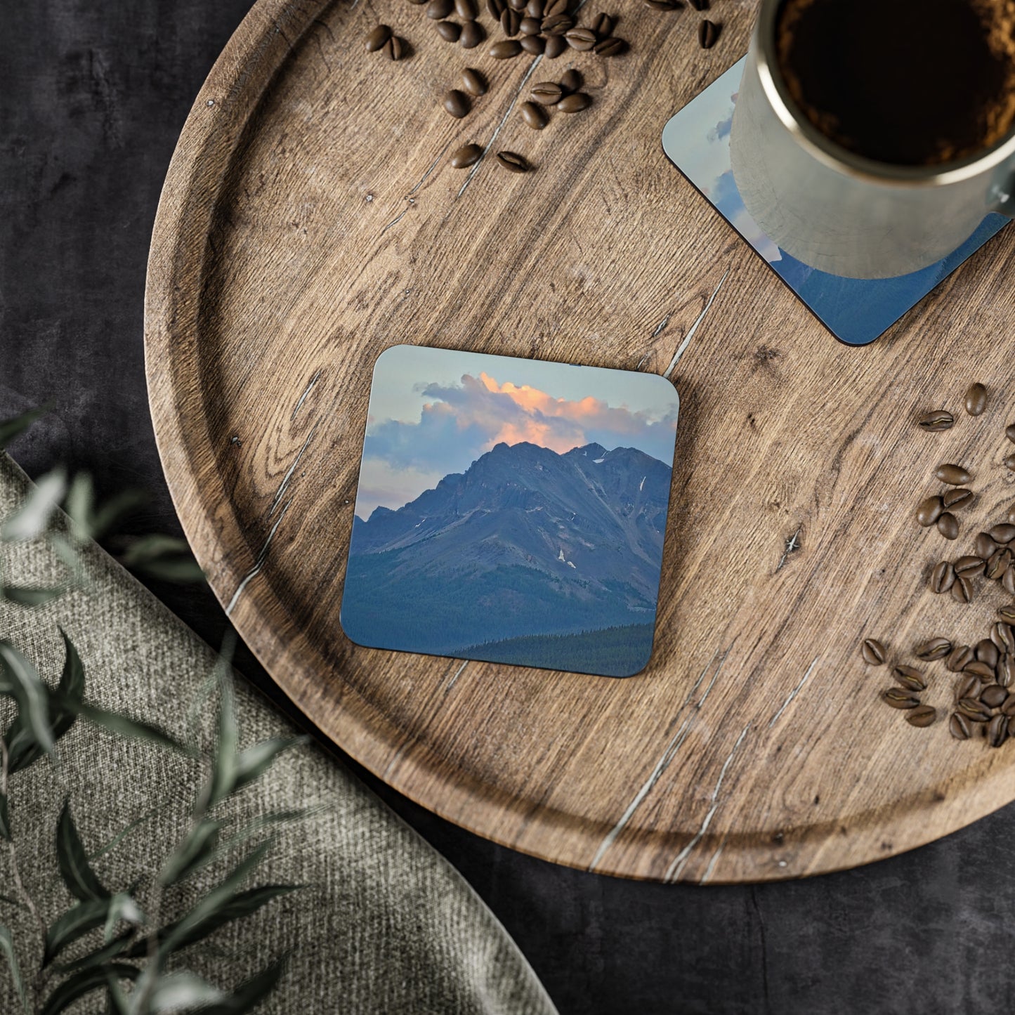 Coasters - Lake Louise Mountain Sunset