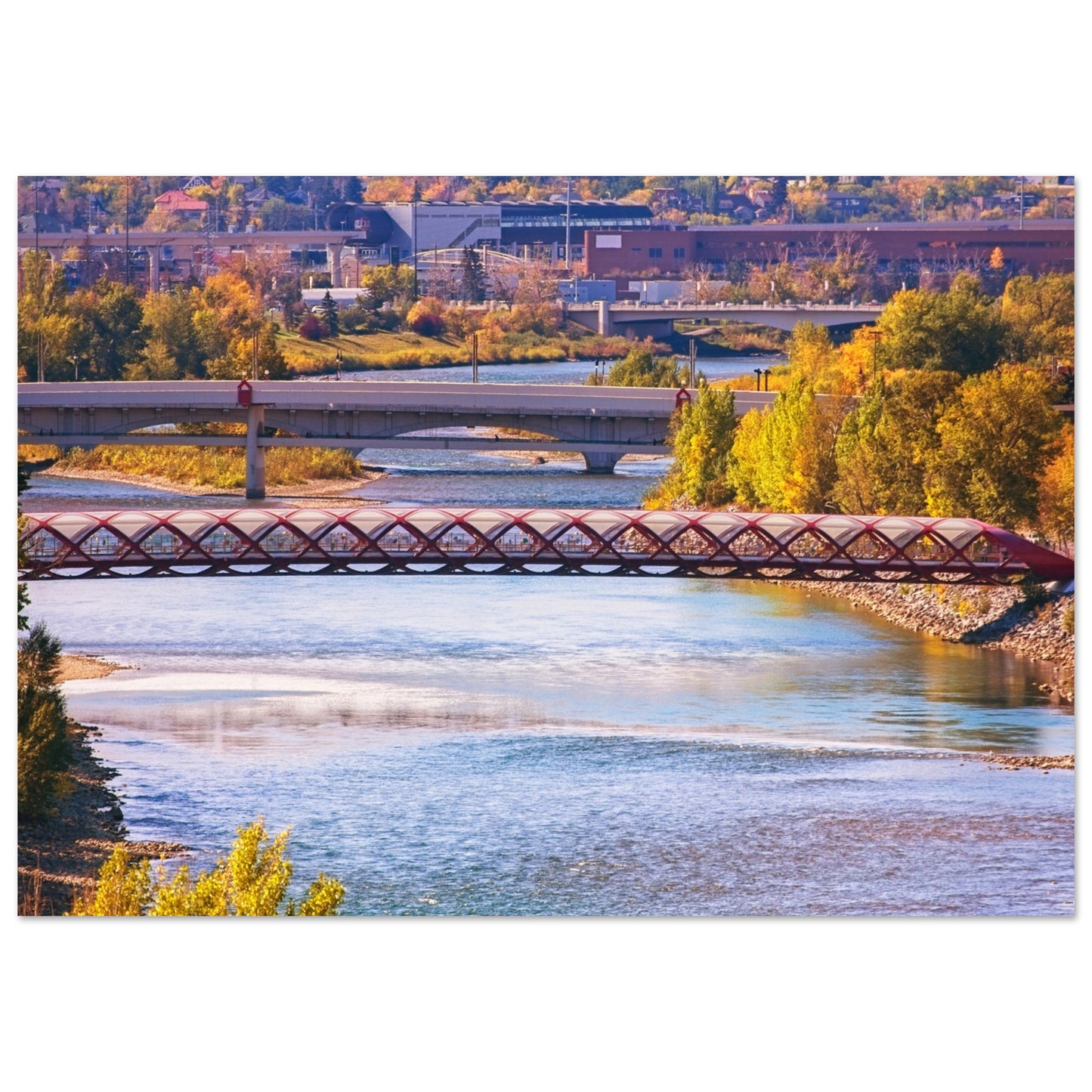Foam Print - Peace Bridge McHugh Bluff Fall