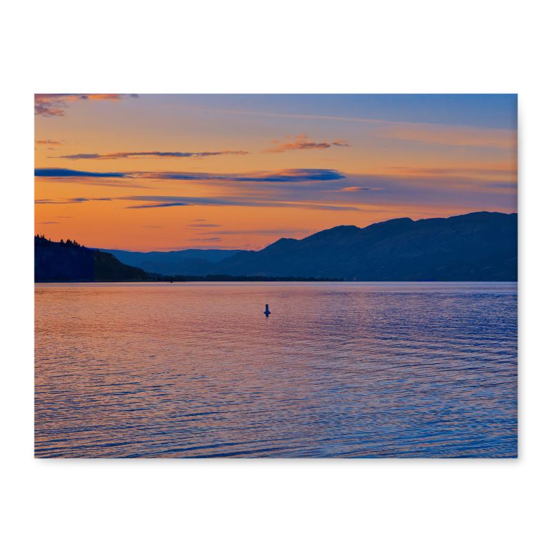 Stonemax Cutting Board - Penticton Okanagan Lake Sunset