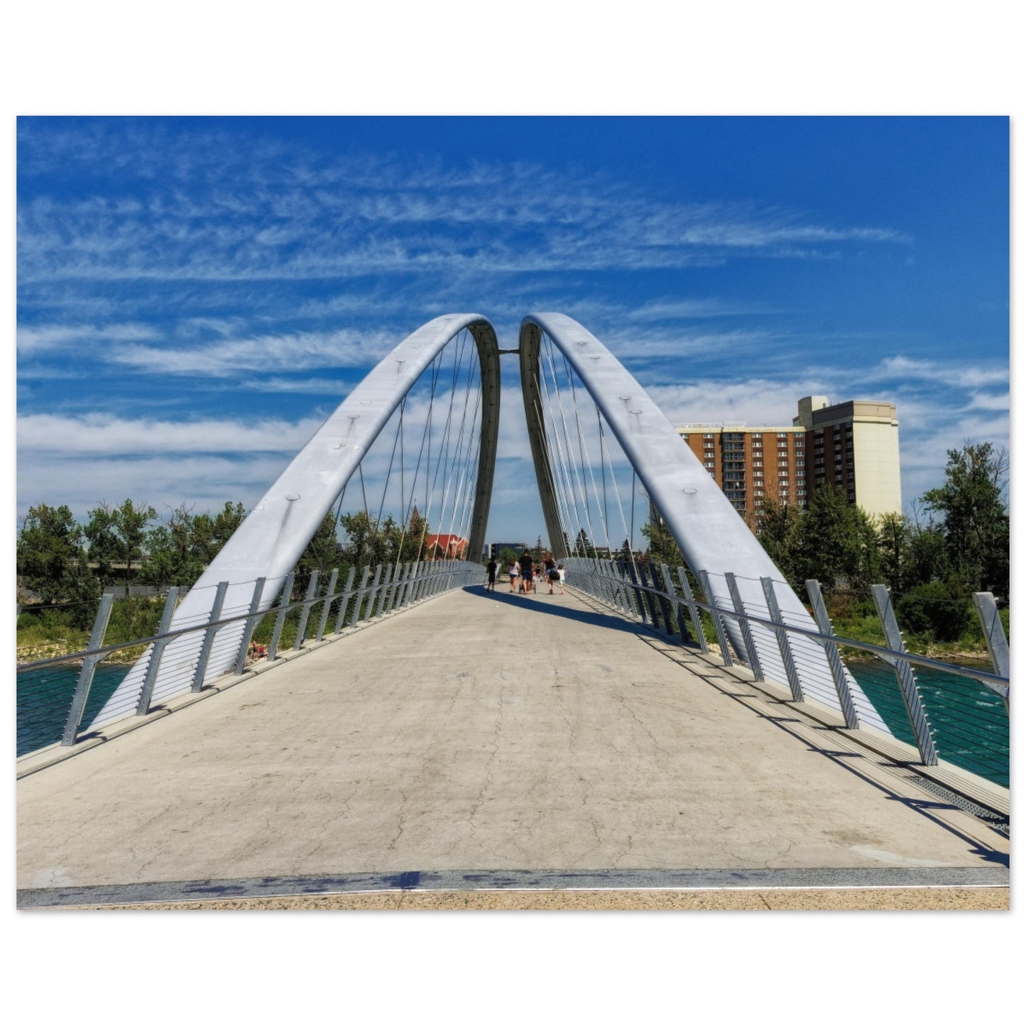 Premium Semi-Glossy Poster Print - George C. King  Bridge