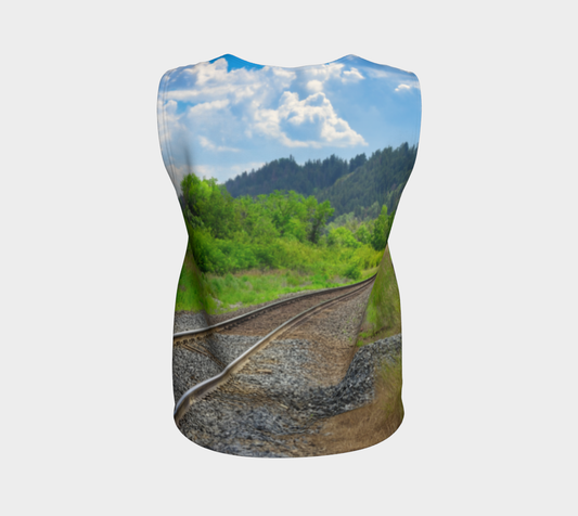Women's All-Over Loose Regular Tank Top - Edworthy Park CPKC Tracks