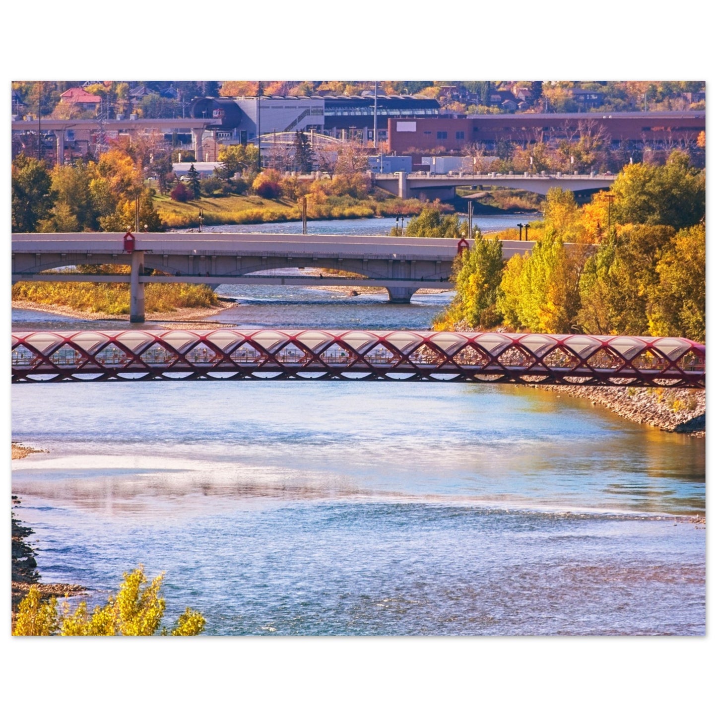 Foam Print - Peace Bridge McHugh Bluff Fall