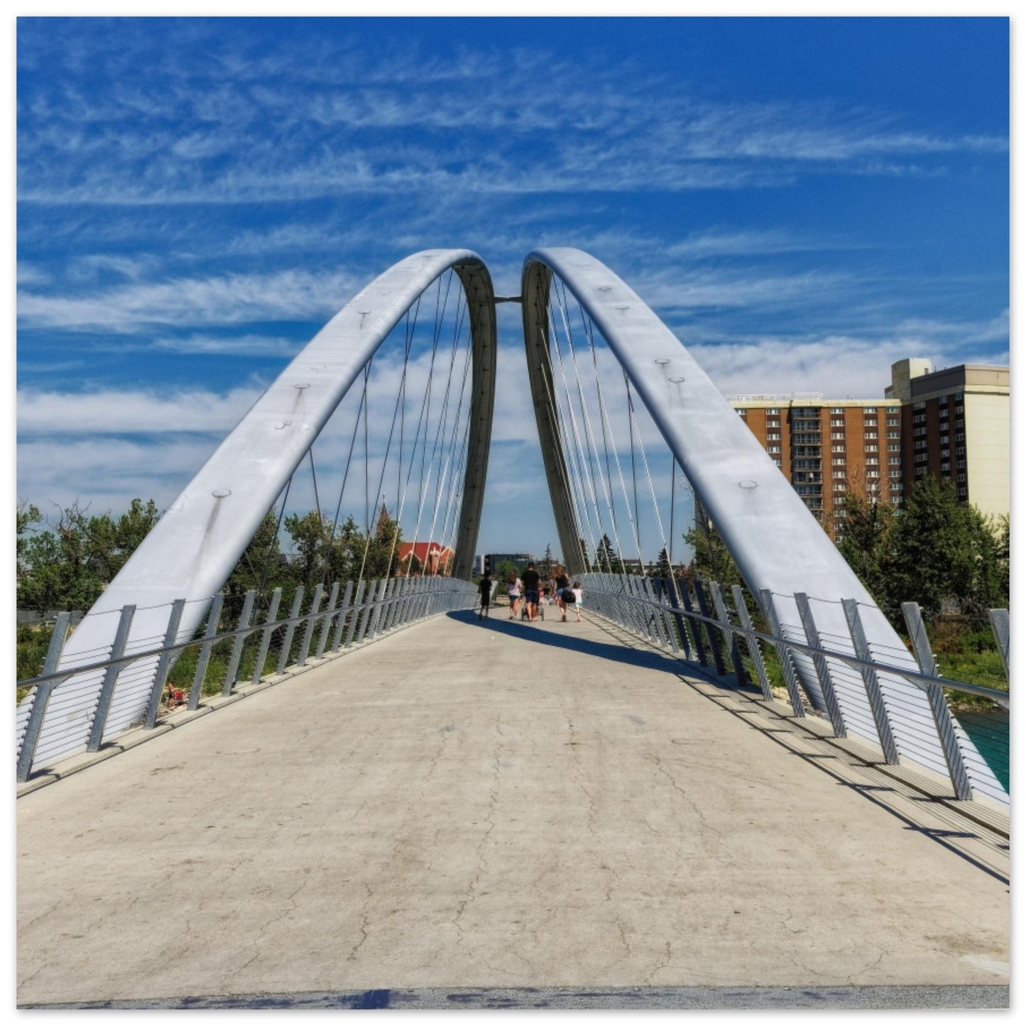 Premium Semi-Glossy Poster Print - George C. King  Bridge