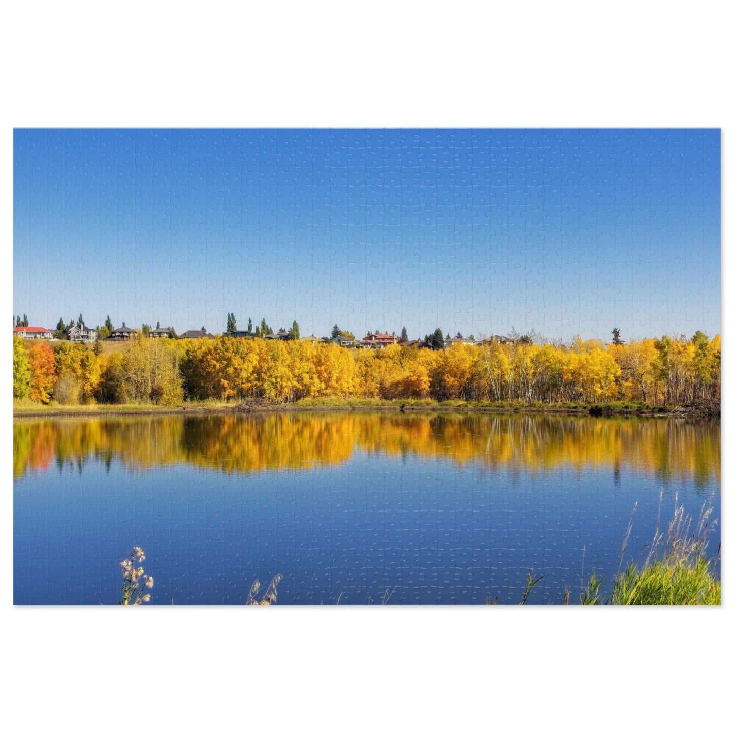 Jigsaw Puzzle (30, 110, 252, 500,1000-Piece) - Fish Creek Park Votier's Flats Pond Fall