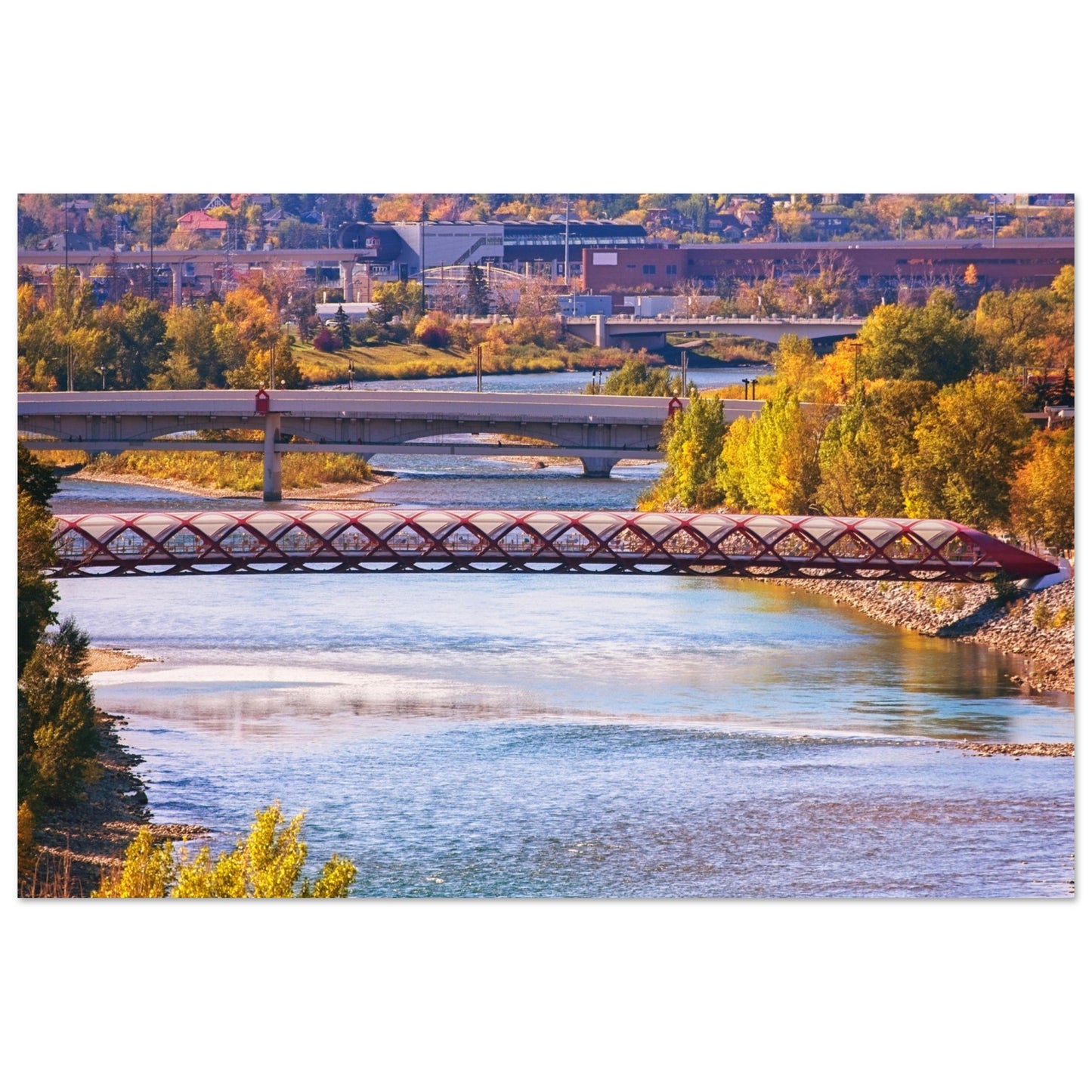 Foam Print - Peace Bridge McHugh Bluff Fall