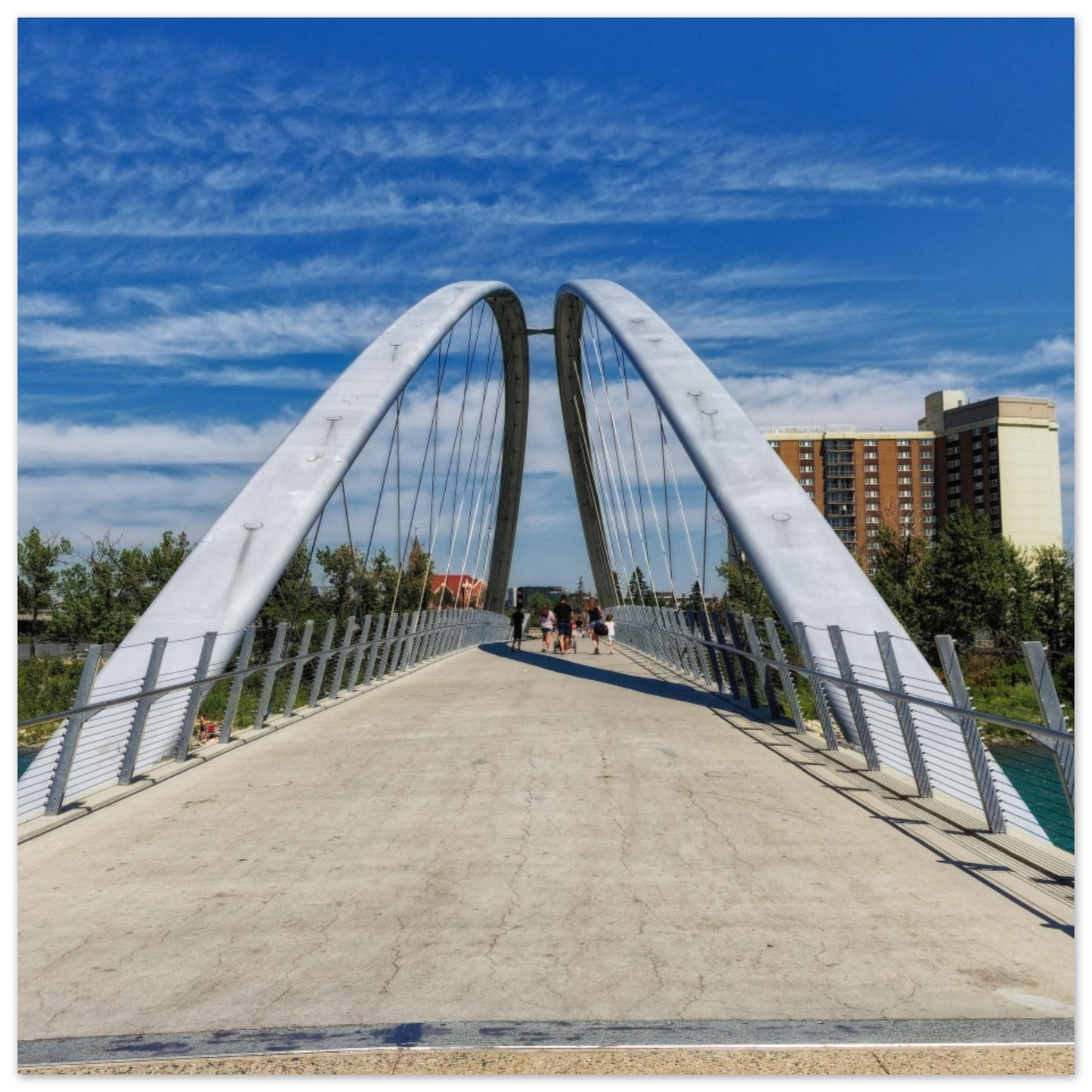 Premium Semi-Glossy Poster Print - George C. King  Bridge