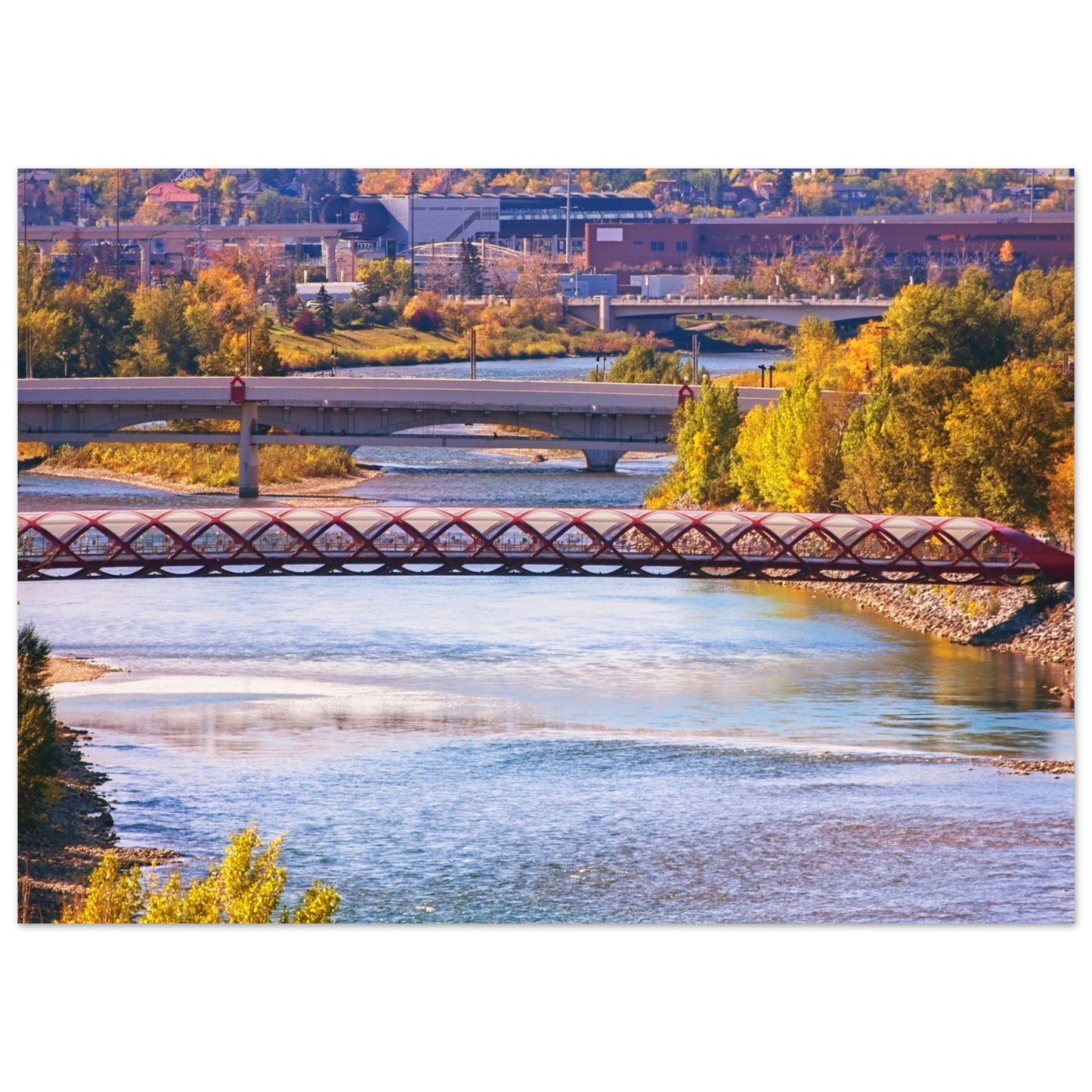 Foam Print - Peace Bridge McHugh Bluff Fall