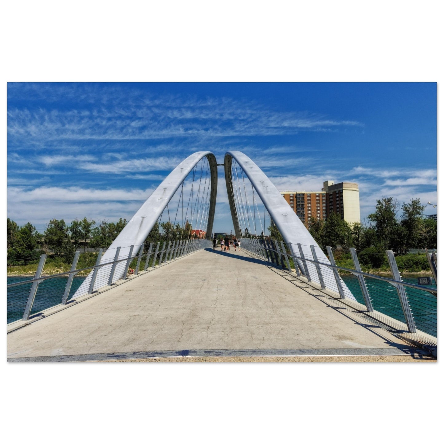 Premium Semi-Glossy Poster Print - George C. King  Bridge