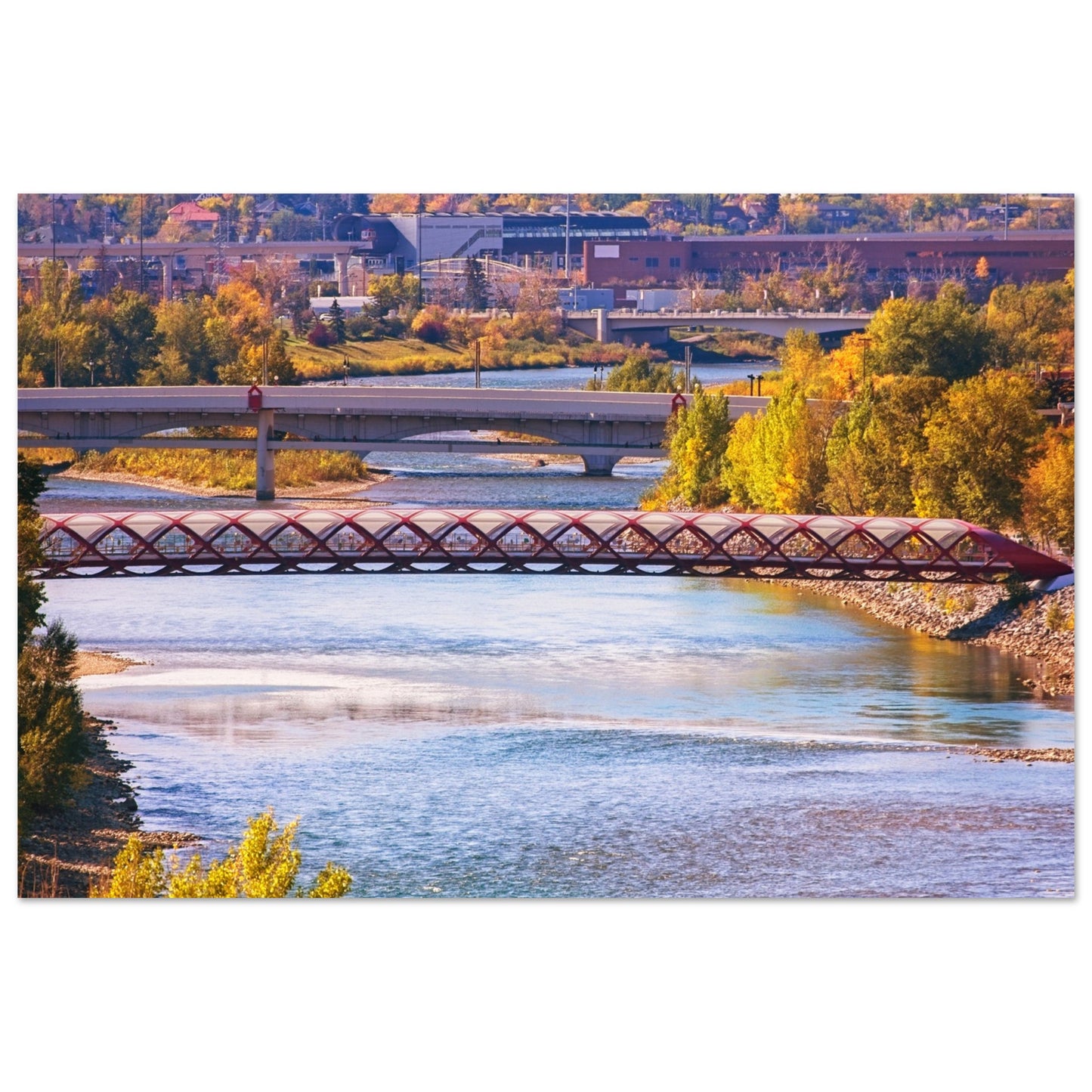 Foam Print - Peace Bridge McHugh Bluff Fall