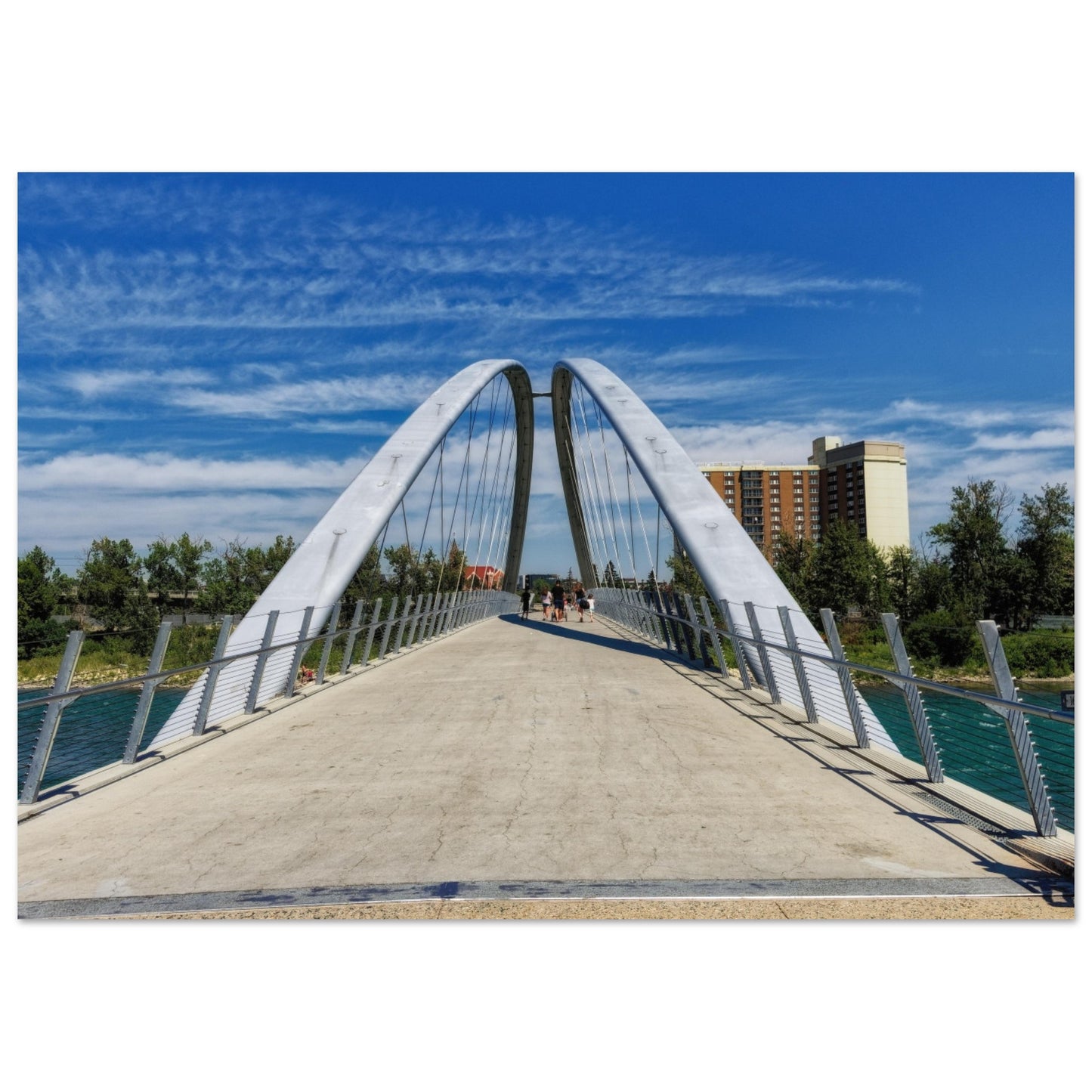 Premium Semi-Glossy Poster Print - George C. King  Bridge