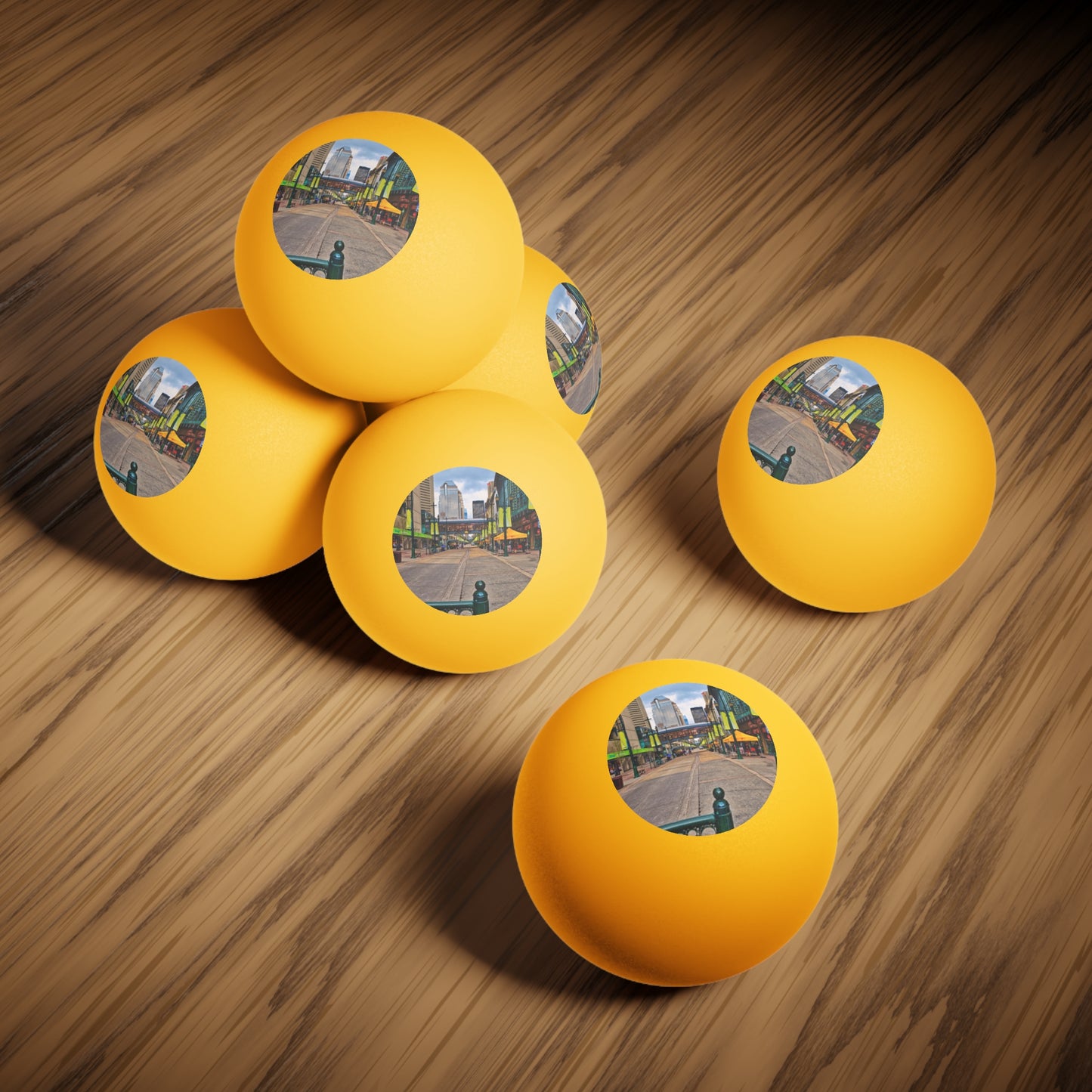 Ping Pong Balls, 6 pcs - Downtown Calgary Stephen Avenue