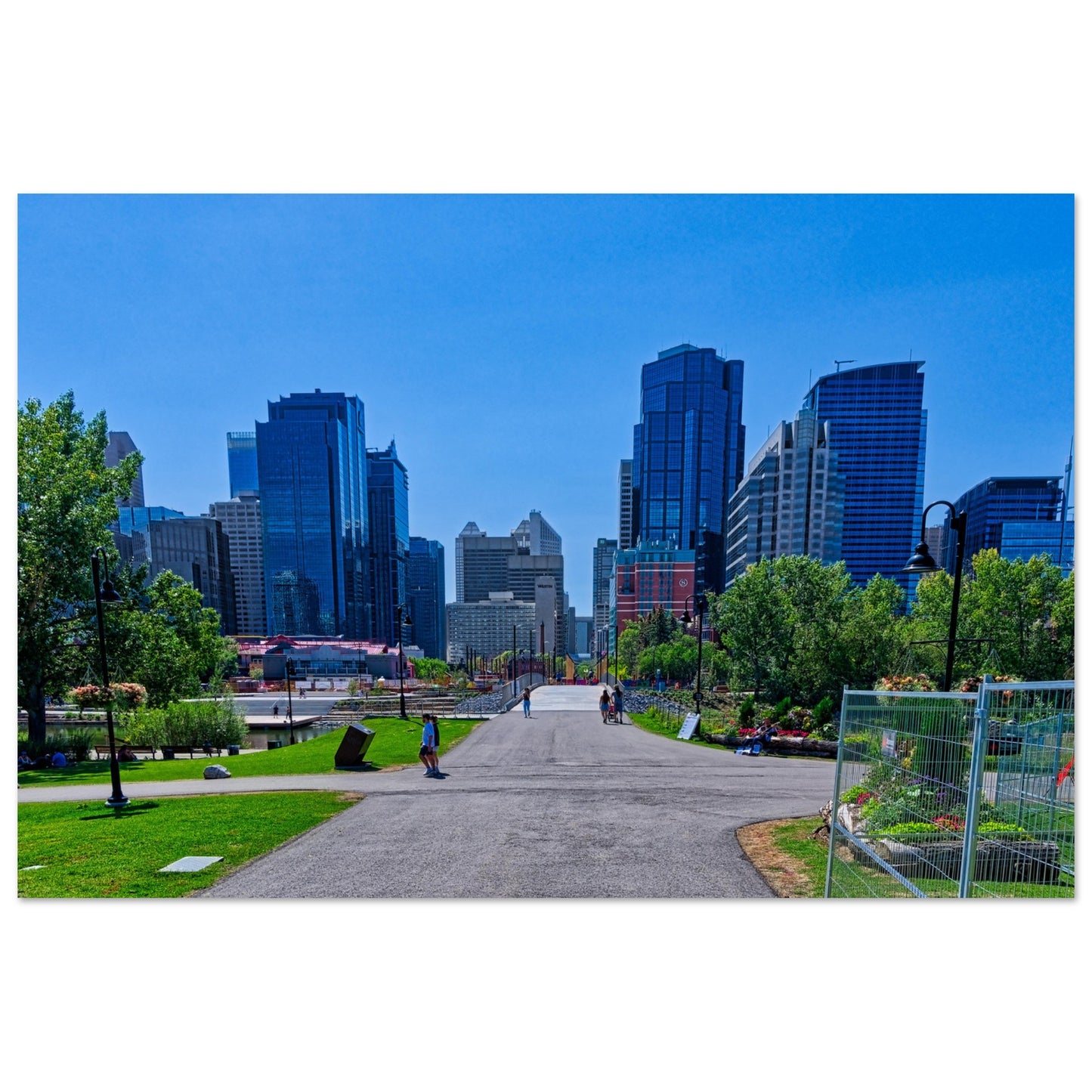 Foam Print - Downtown Calgary Prince's Island Park HDR