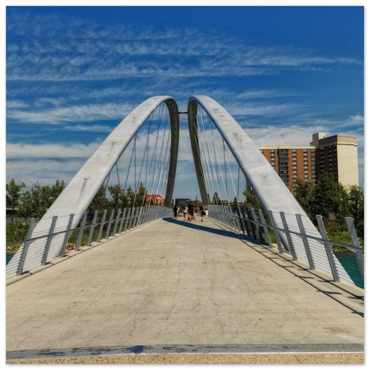 Wood Print - George C. King Bridge