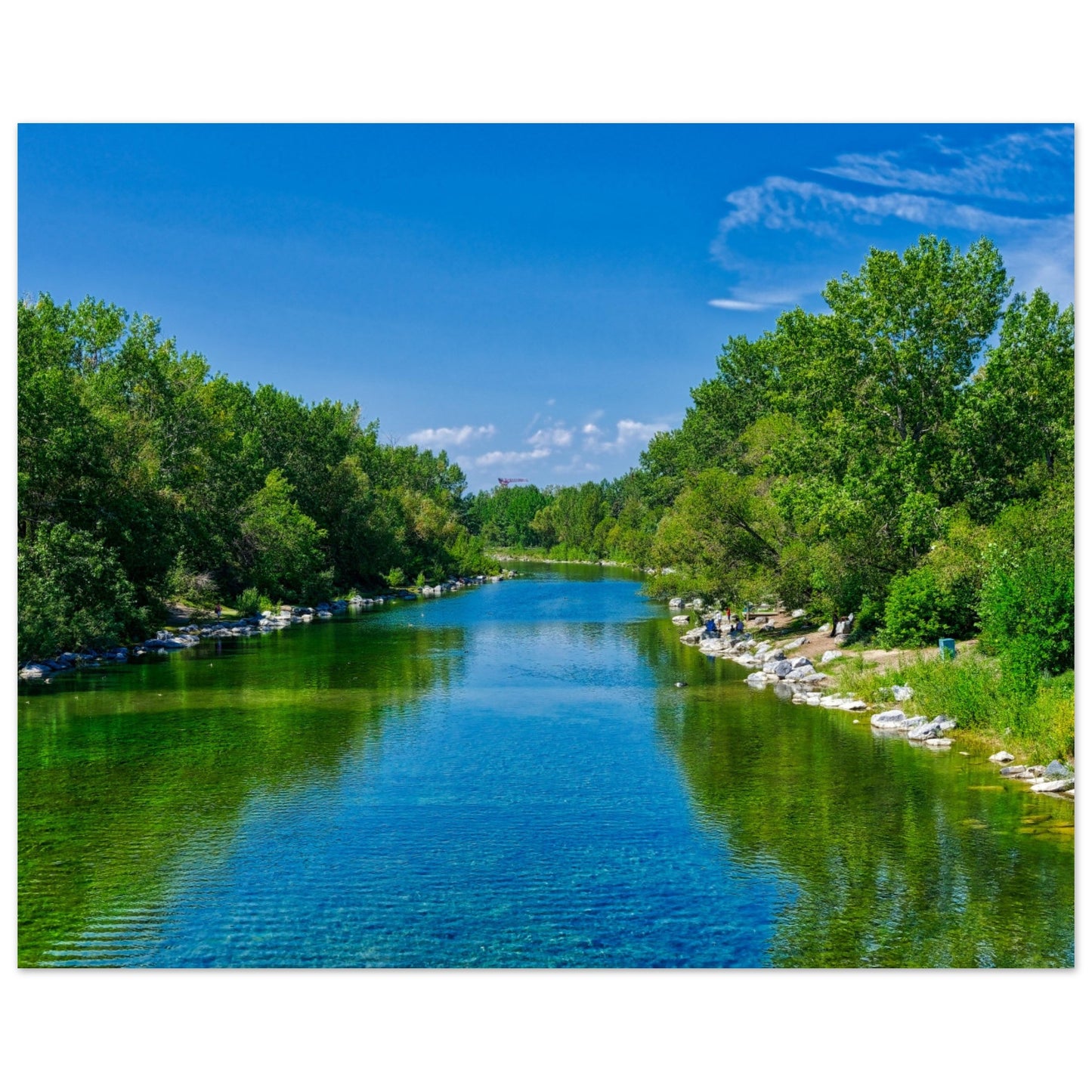 Foam Print - Bow River South Prince's Island Park HDR
