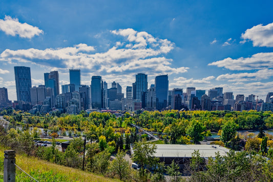 Downtown Calgary McHugh Bluff Fall Digital Download