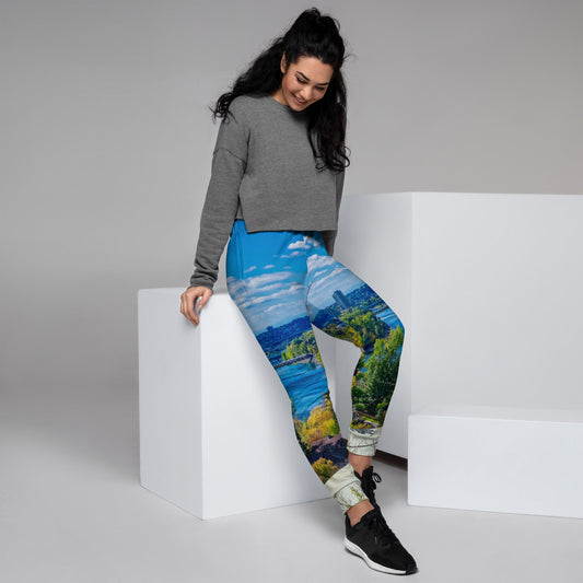 Women's Joggers - Bow River Peace Bridge McHugh Bluff Fall HDR