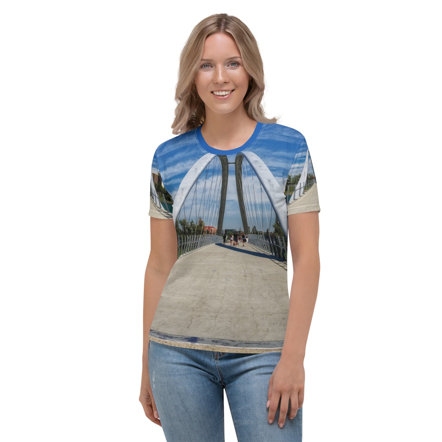 Women's All-Over T-Shirt - George C. King Bridge
