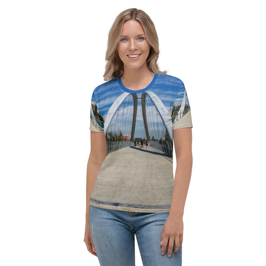 Women's All-Over T-Shirt - George C. King Bridge