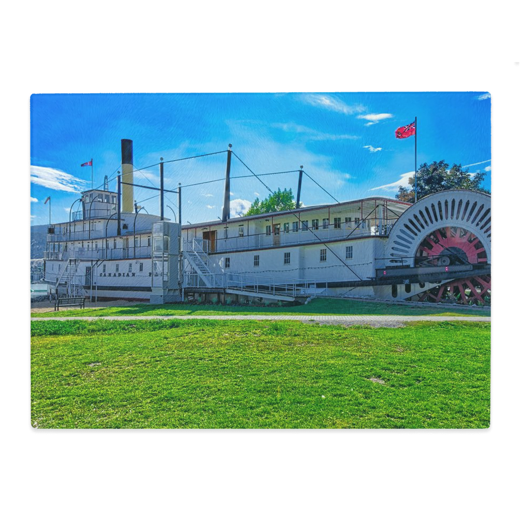 Glass Cutting Boards - SS Sicamous Daytime HDR