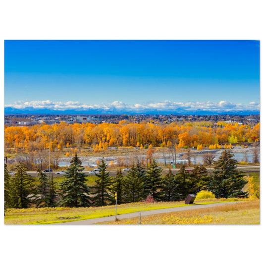 Premium Semi-Glossy Poster Print - Fall Colours Max Bell Centre