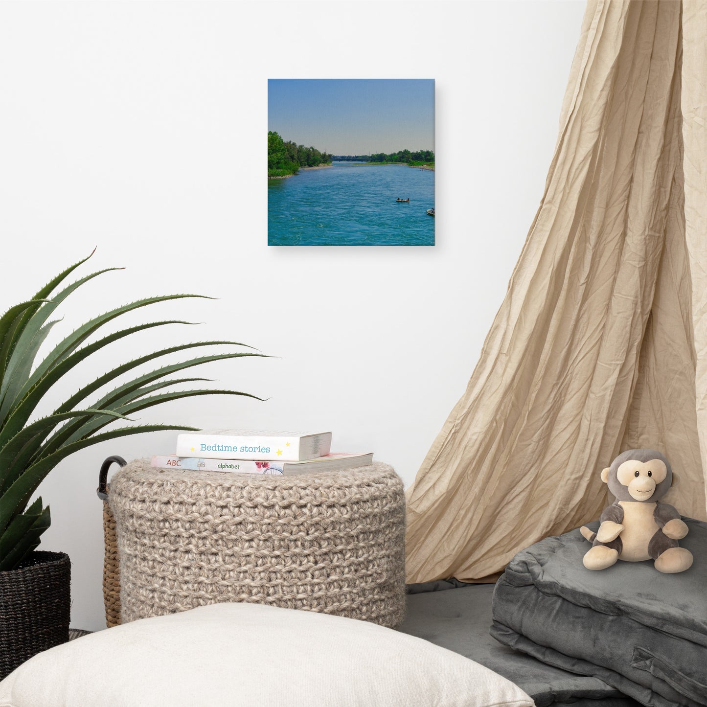 Canvas Print - Bow River George C. King Bridge