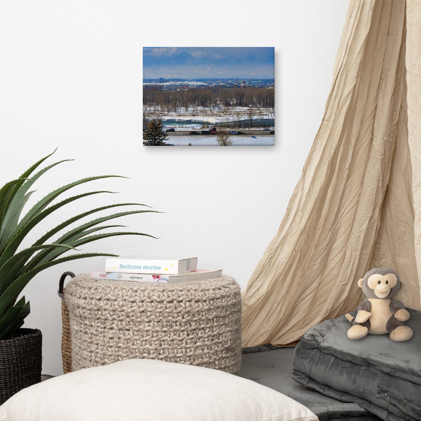 Canvas Print - Max Bell Centre South Winter