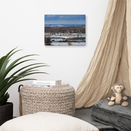 Canvas Print - Max Bell Centre South Winter