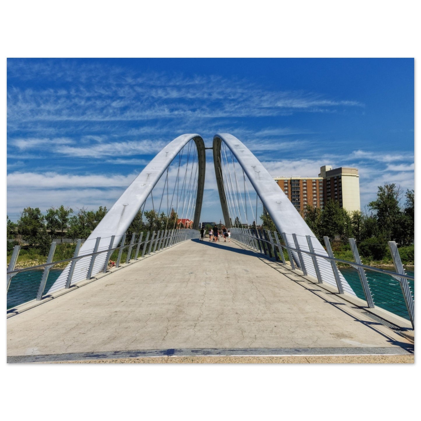 Premium Semi-Glossy Poster Print - George C. King  Bridge