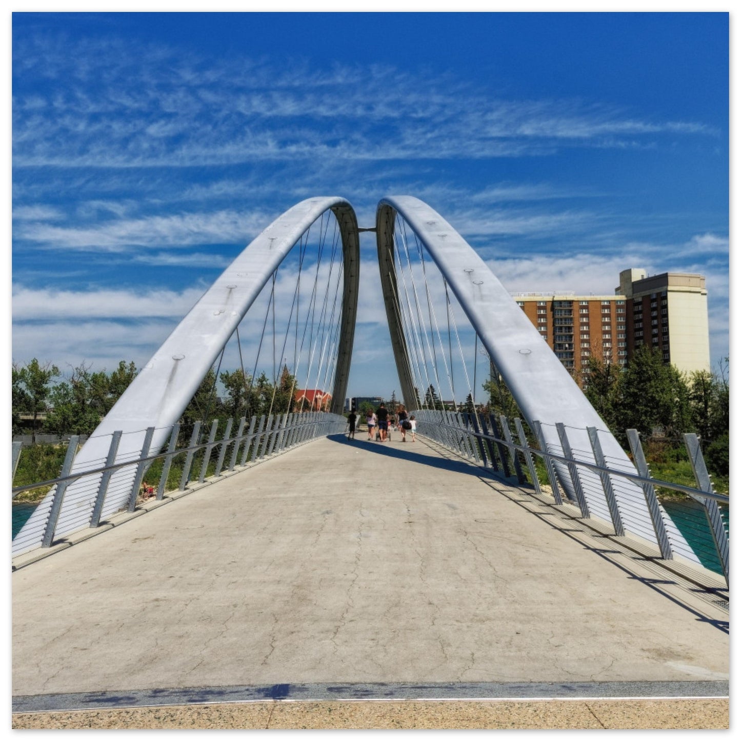 Premium Semi-Glossy Poster Print - George C. King  Bridge