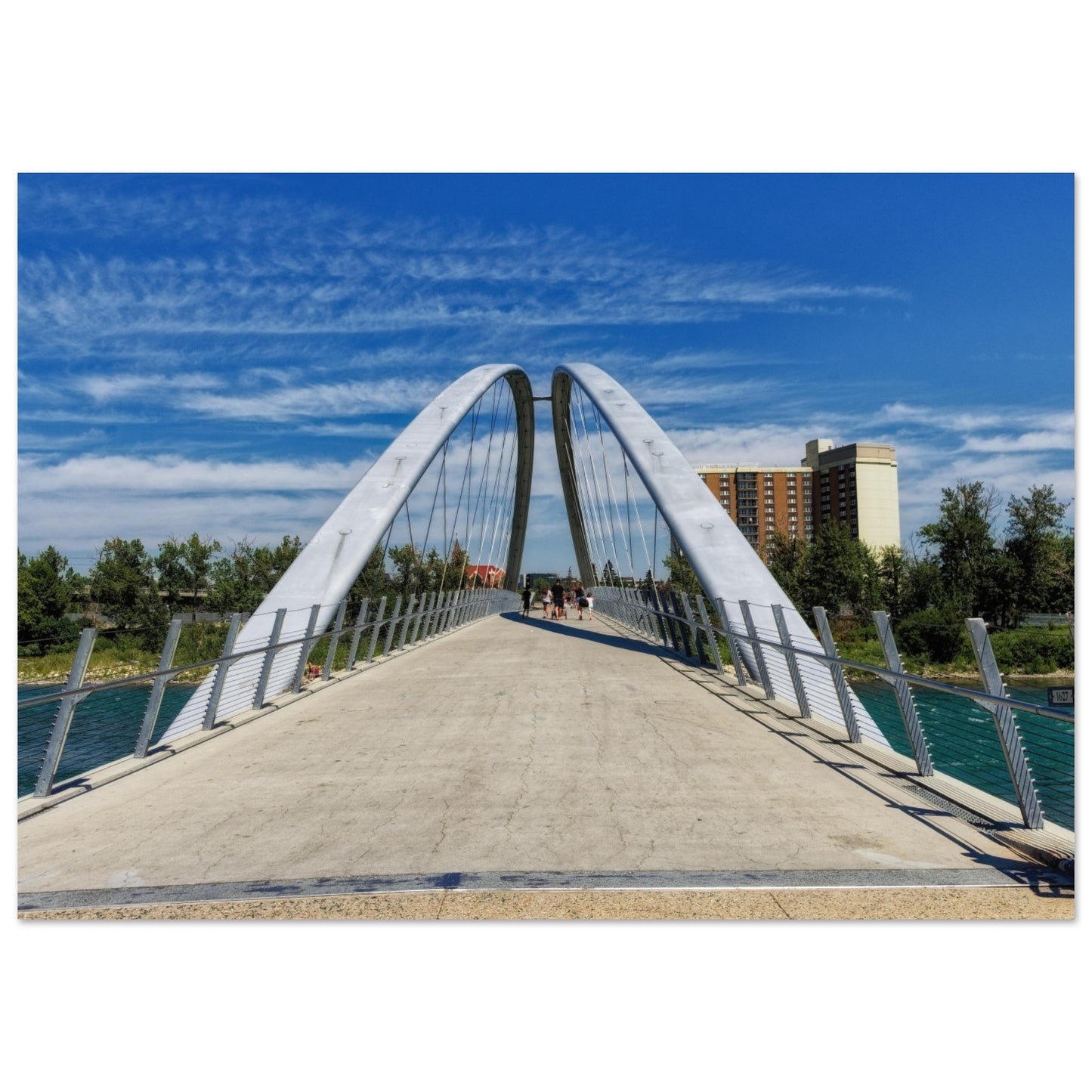 Premium Semi-Glossy Poster Print - George C. King  Bridge
